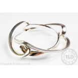 Regitze Overgaard for Georg Jensen - A Danish silver Infinity bracelet,