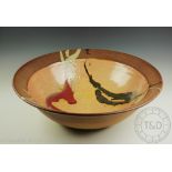 Robert Barron (Australian b1957) a very large studio pottery stoneware bowl,