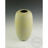 Chris Carter (British b1945) a tall studio pottery stoneware vase, of ovoid form,