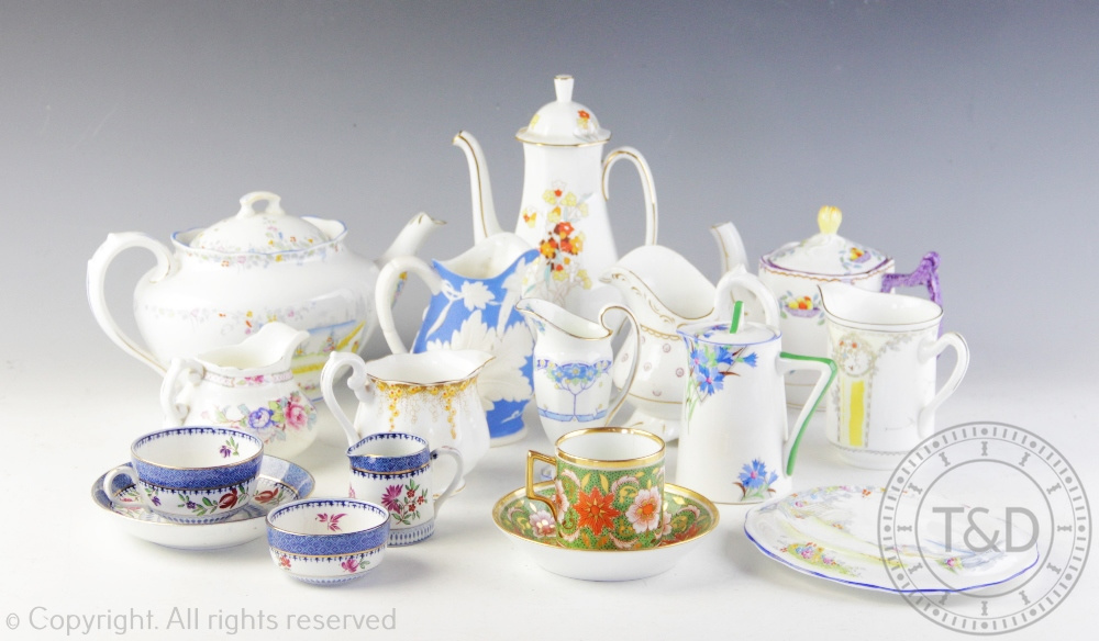 A selection of collectable ceramics to include a Daniell London cup and saucer,