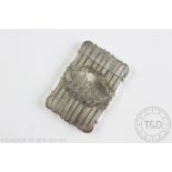 An early Victorian silver card case, Nathaniel Mills, Birmingham 1846,