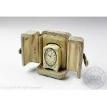 A Zenith bedside travelling timepiece, Favre-Leuba & Co, early 20th century,