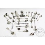 A set of six silver teaspoons London 1816,