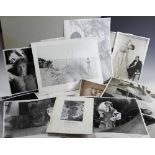 A collection of black and white photographs and prints by Durand and others,