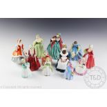 A collection of twelve Royal Doulton ladies to include, 'Royal Governor's Cook' HN 2233,