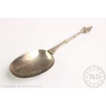 A Dutch silver spoon,