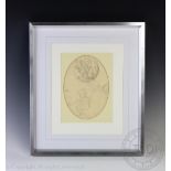 Edward Seago RWS RBA (1910-1974), Pencil on paper, 'Study for a Cupid', 20cm x 15cm, Unsigned,