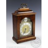 A Dimmer & Son mantel clock 20th century, Roman numeral chapter ring,