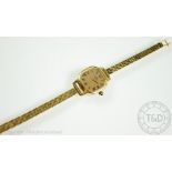 A 9ct gold Omega wristwatch,