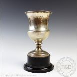 Military interest: A silver presentation cup by Edward Barnard and Sons, London 1835,