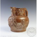 An early 19th century English stoneware commemorative 'Prince of Wales' jug,