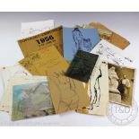 Three Feliks Topolski letters, from 1957 to British Rayon Research Association Manchester,