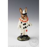 A Royal Doulton Bunnykins Clown DB128, 11cm,