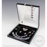 A selection of jewellery, to include a 'Delft' inset suite,