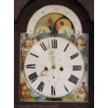 An early 19th century mahogany eight day longcase clock,