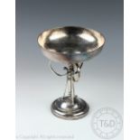 A silver golfing trophy R F Mosley and Co, Sheffield 1938,