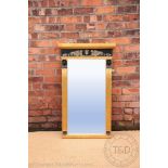 A Regency style Egyptian revival pier mirror, by repute from Julian Chichester,