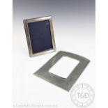 A silver mounted rectangular photograph frame, Carr's of Sheffield Ltd, Sheffield 2001,