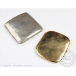 A 9ct yellow gold cigarette case Sampson Mordan and Co, London 1904,