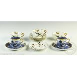 A Shelley 'Alexandra' pattern part tea service, registered 04.11.