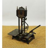 A pair of J Appleton & Son of Warrington cast iron weighing scales / sack scales,