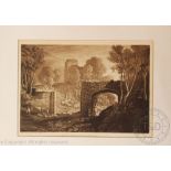 S W Reynolds after Joseph Mallord William Turner, Etching, East Gate Winchelsea - Sussex,