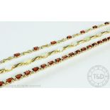 Three bracelets, comprising; an untested opal set bracelet,