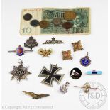 An assorted collection of military and other badges, to include RAF,