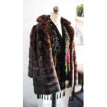A Vintage Maxwell Croft of London brown Mink lady's jacket,
