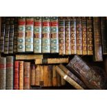 A collection of bindings to include: BOSWELL (J), THE LIFE OF SAMUEL JOHNSON, four vols,