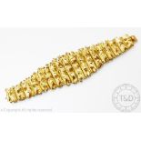 An 18ct yellow gold bracelet from the collection of Elizabeth Taylor,