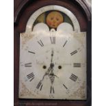 A George III inlaid mahogany eight day longcase clock,