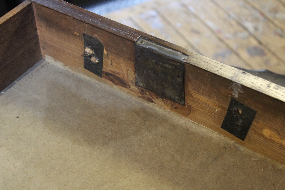 An 18th century style walnut and burr walnut chest on stand, incorporating some earlier timbers, - Image 16 of 16