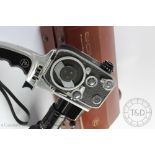 A Paillard Bolex P2 Zoom Reflex hand held cine camera and Pan-Cinor Som Berthiot 1:1,9 F9 30 lens,