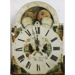 A 19th century inlaid mahogany eight day longcase clock,