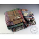 A Murray Brothers Scottish wool tartan blanket, 157cm x 139cm,