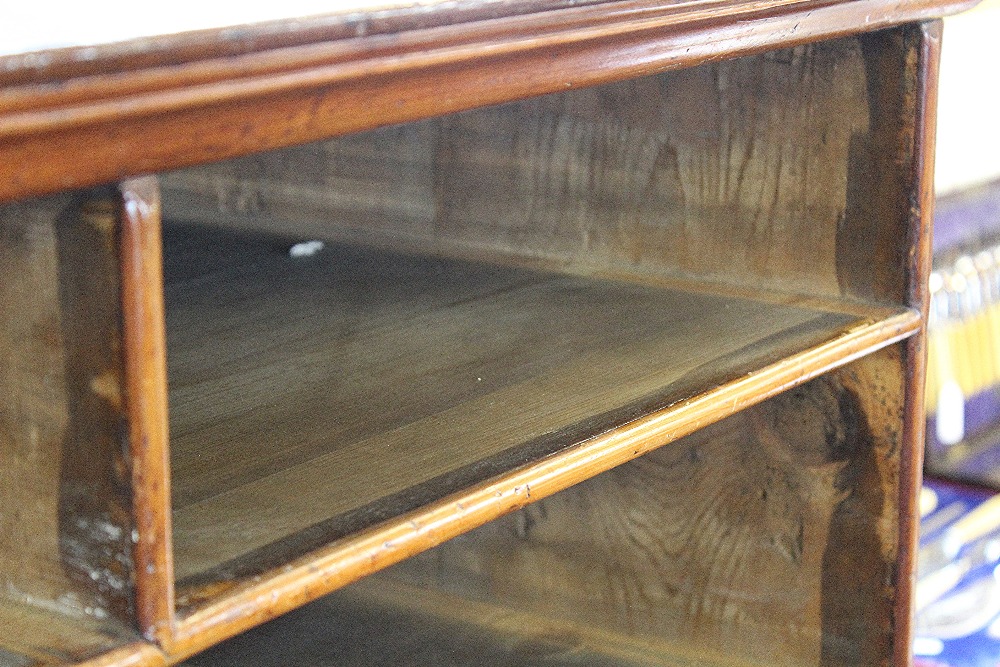 An 18th century style walnut and burr walnut chest on stand, incorporating some earlier timbers, - Image 13 of 16