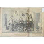 Bretherton after Bunbury, 18th century engraving, The Xmas Academics, dated 1799, 29.