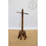 A vintage pine wash dolly,