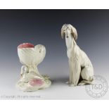 Two German porcelain conversation groups, late 19th / early 20th century,