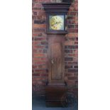 A George III / mid 18th century and later Welsh oak eight day longcase clock, Samuel Roberts,