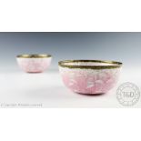 A pair of Chinese porcelain Chrysanthemum bowls, 20th century,
