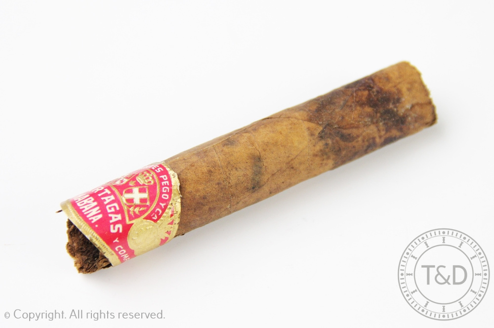 World War II interest: Sir Winston Leonard Spencer Churchill (1874-1965) - a part smoked cigar from