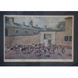 Peter Biegel - 20th century, Hunting Print, Walking Out,