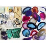 A collection of mineralogy specimens,