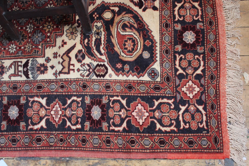 A Kasak hand woven wool carpet, - Image 5 of 11