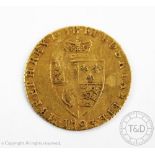 A George III gold half guinea dated 1793