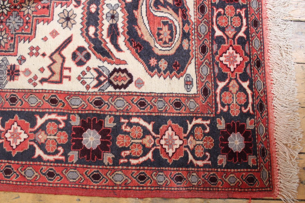 A Kasak hand woven wool carpet, - Image 9 of 11