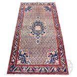A Persian Hamadan type wool carpet,