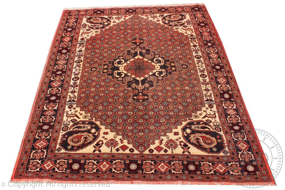 A Kasak hand woven wool carpet,